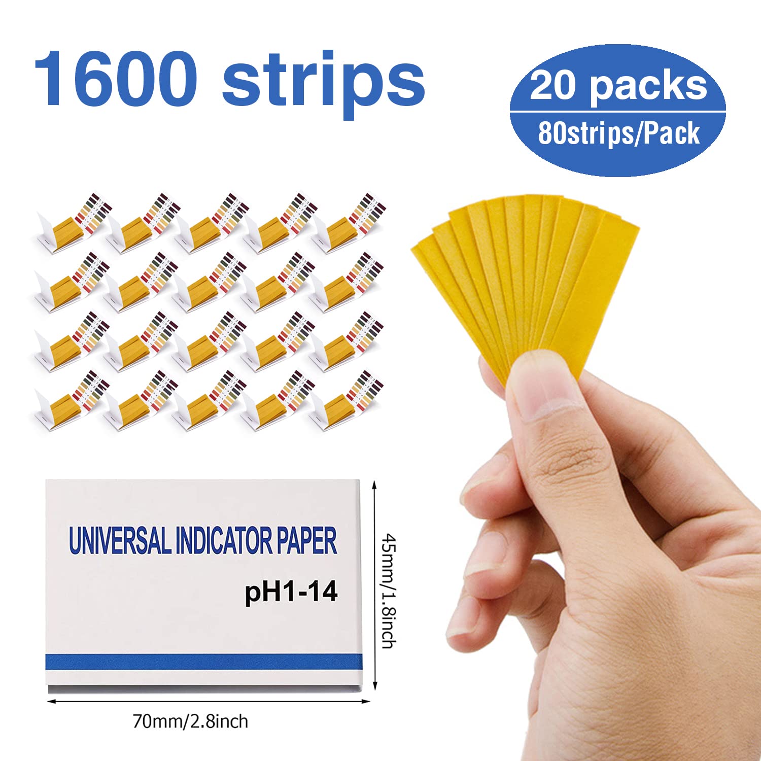 Soap Making Book - pH Test Strips 1600 Strips Full