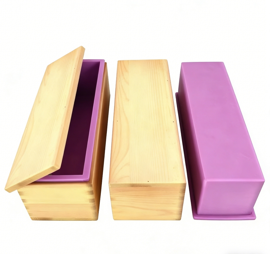 Soap Making Book - Flexible Silicone Soap Mold Rectangular Loaf