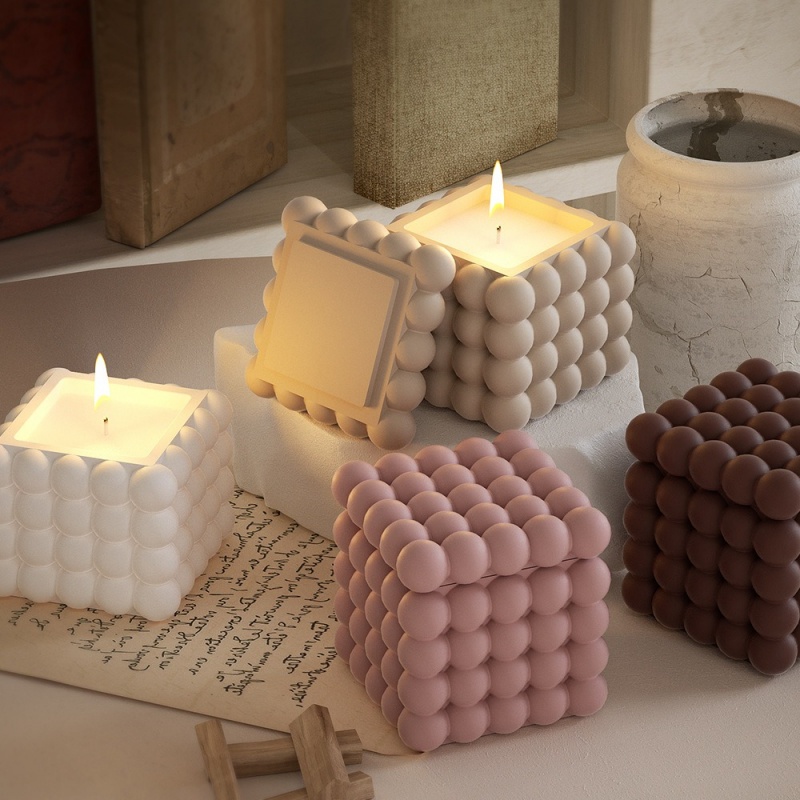 Soap Making Book - DIY 3D Bubble Cube Candle Silicone