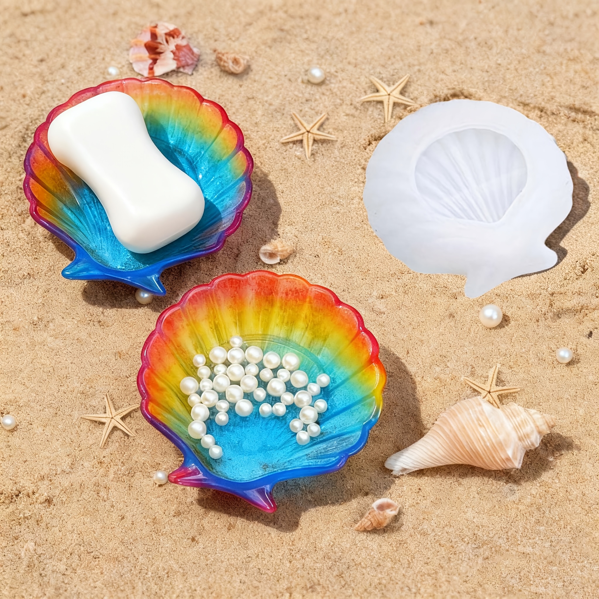 Soap Making Utensils - 1 piece of silicone shell resin