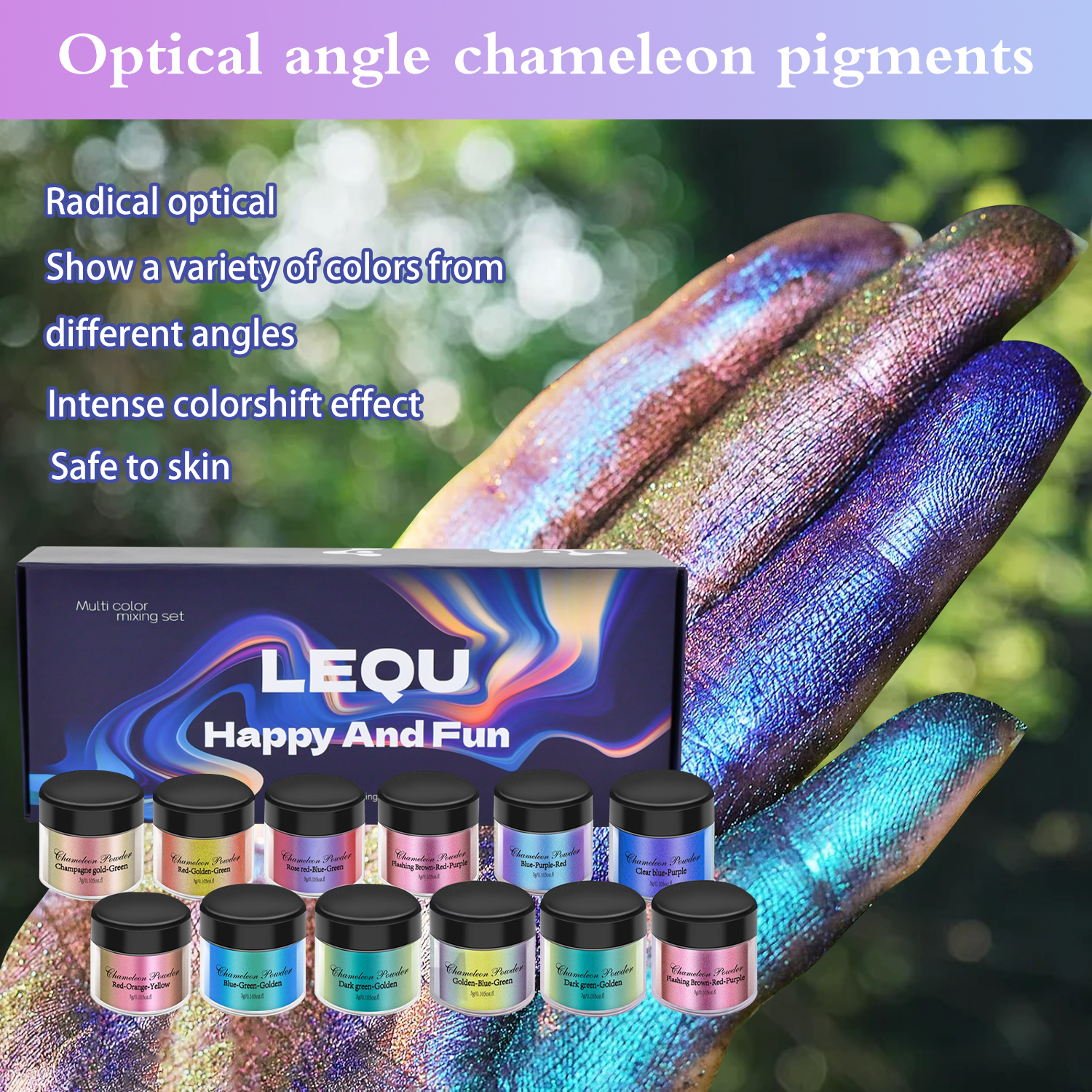 1 Set Chameleon Powder Nail Ch - Mica Powder Colorant incelemesi ve fiyatı