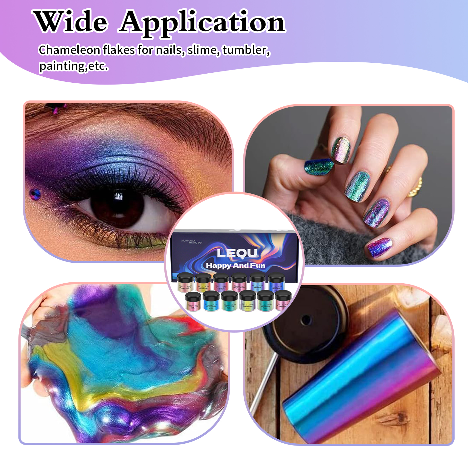 1 Set Chameleon Powder Nail Ch - Mica Powder Colorant incelemesi ve fiyatı
