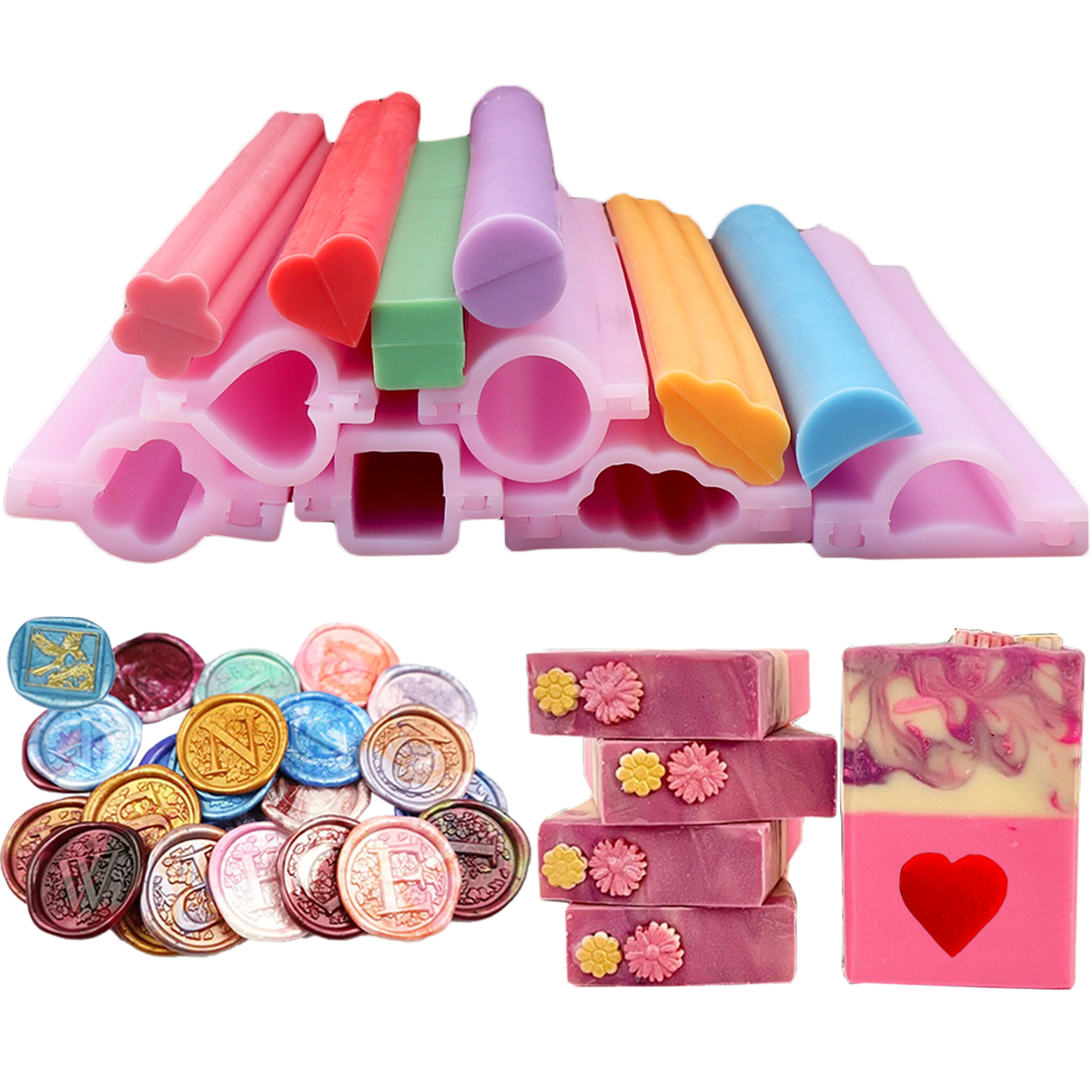 Tube Shape Silicone Soap Molds - Soap Making Youtube incelemesi ve fiyatı