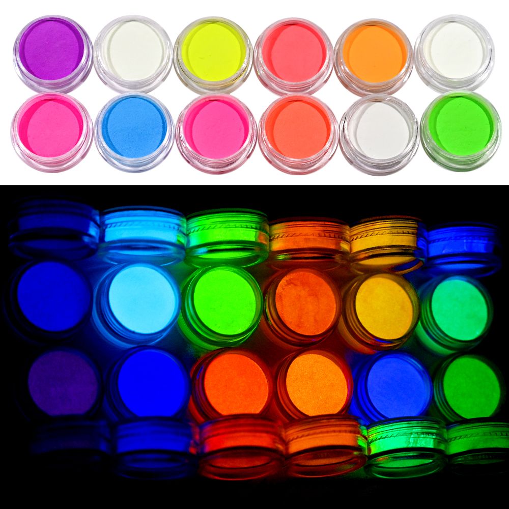 12pcs/Set Phosphor Luminous Po - Mica Powder Colorant incelemesi ve fiyatı