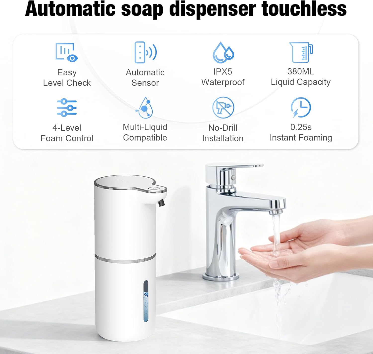 380ML P18D Touchless Counterto - Soap Making Machine At Home incelemesi ve fiyatı