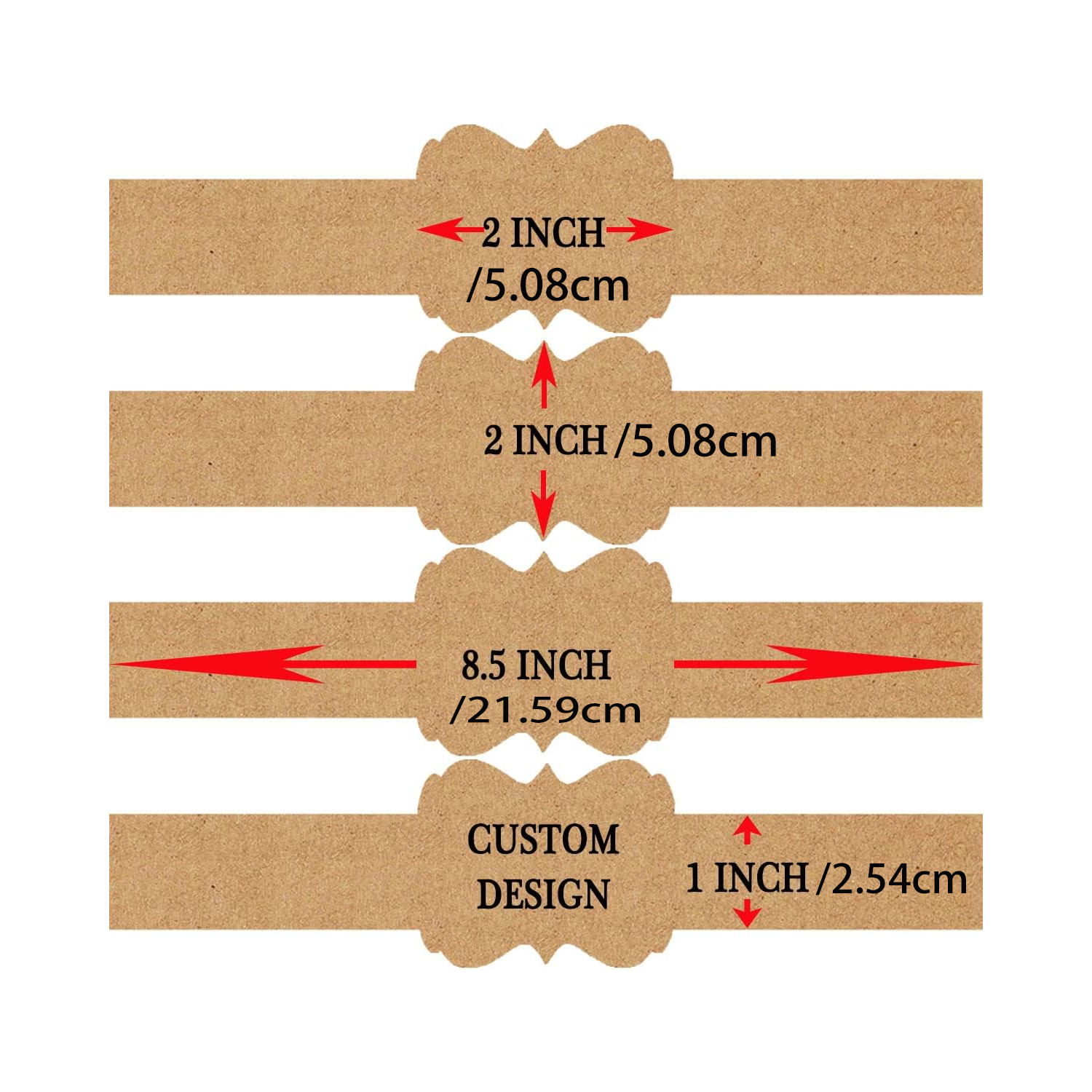 Custom 100Pcs Eco-Friendly Kra - Kraft Soap Label incelemesi ve fiyatı