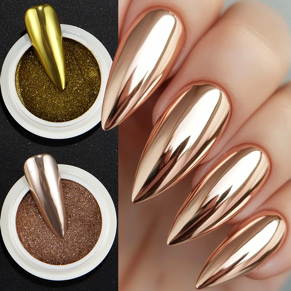 6pcs Chrome Mirror Golden Blue - Mica Powder Colorant incelemesi ve fiyatı