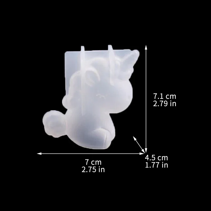 3D Geometric Silicone Unicorn  - Soap Making Utensils incelemesi ve fiyatı
