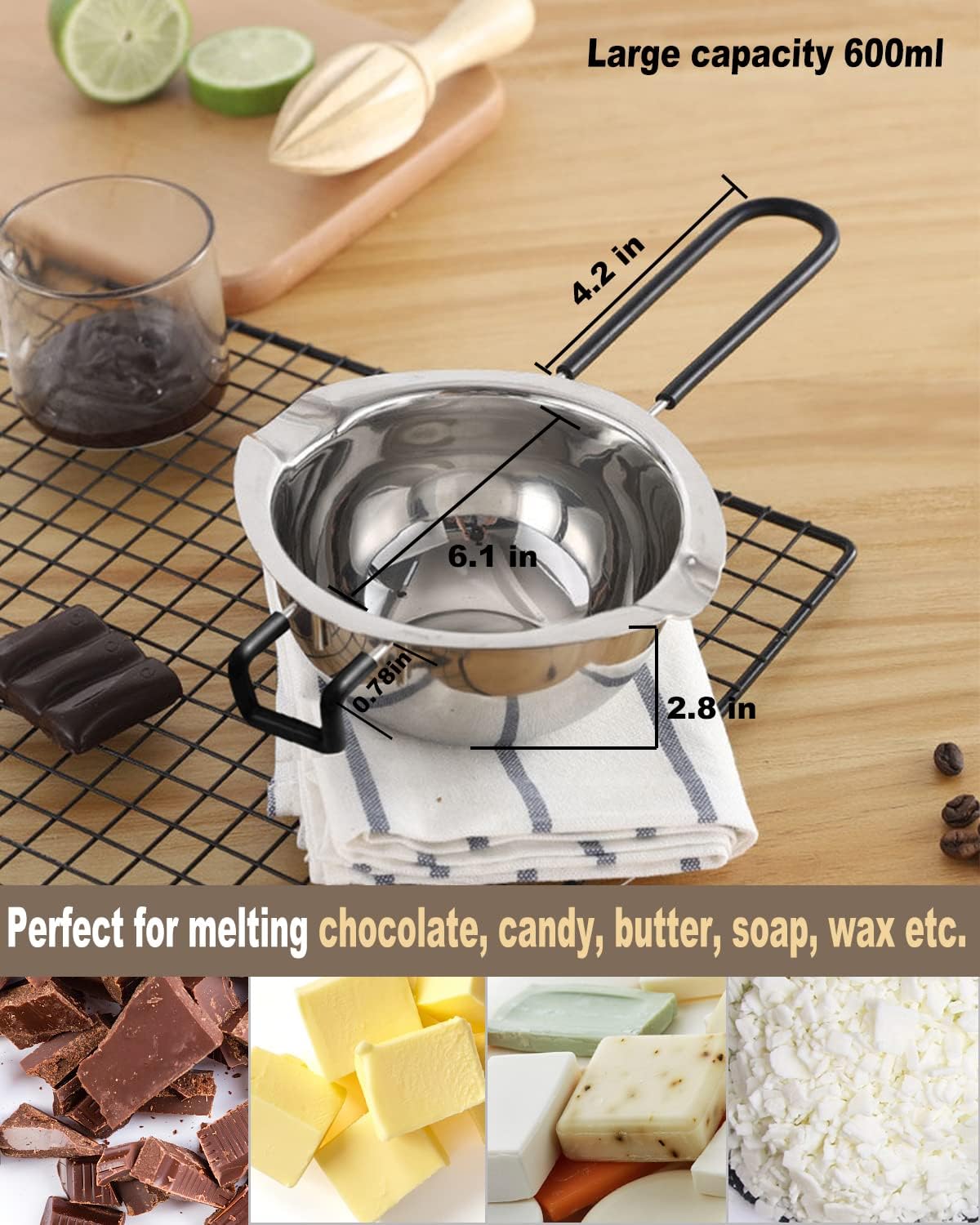 Stainless Steel Double Boiler  - Soap Making Double Boiler incelemesi ve fiyatı