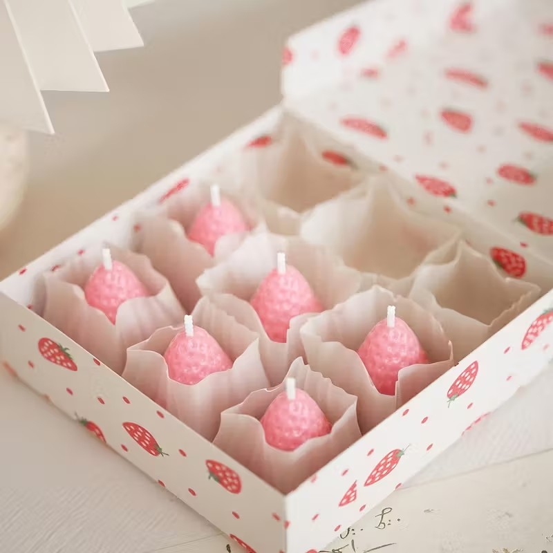 Strawberry Silicone Candle Mol - Soap Making Utensils incelemesi ve fiyatı