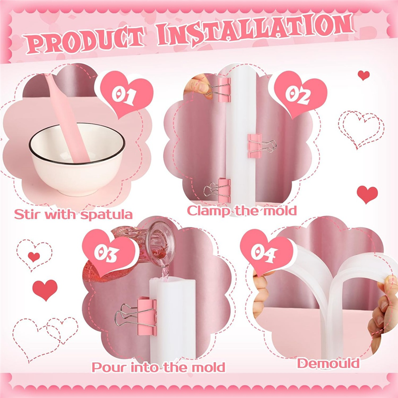 6 Piece Long Tube Silicone Mol - Soap Making Youtube incelemesi ve fiyatı