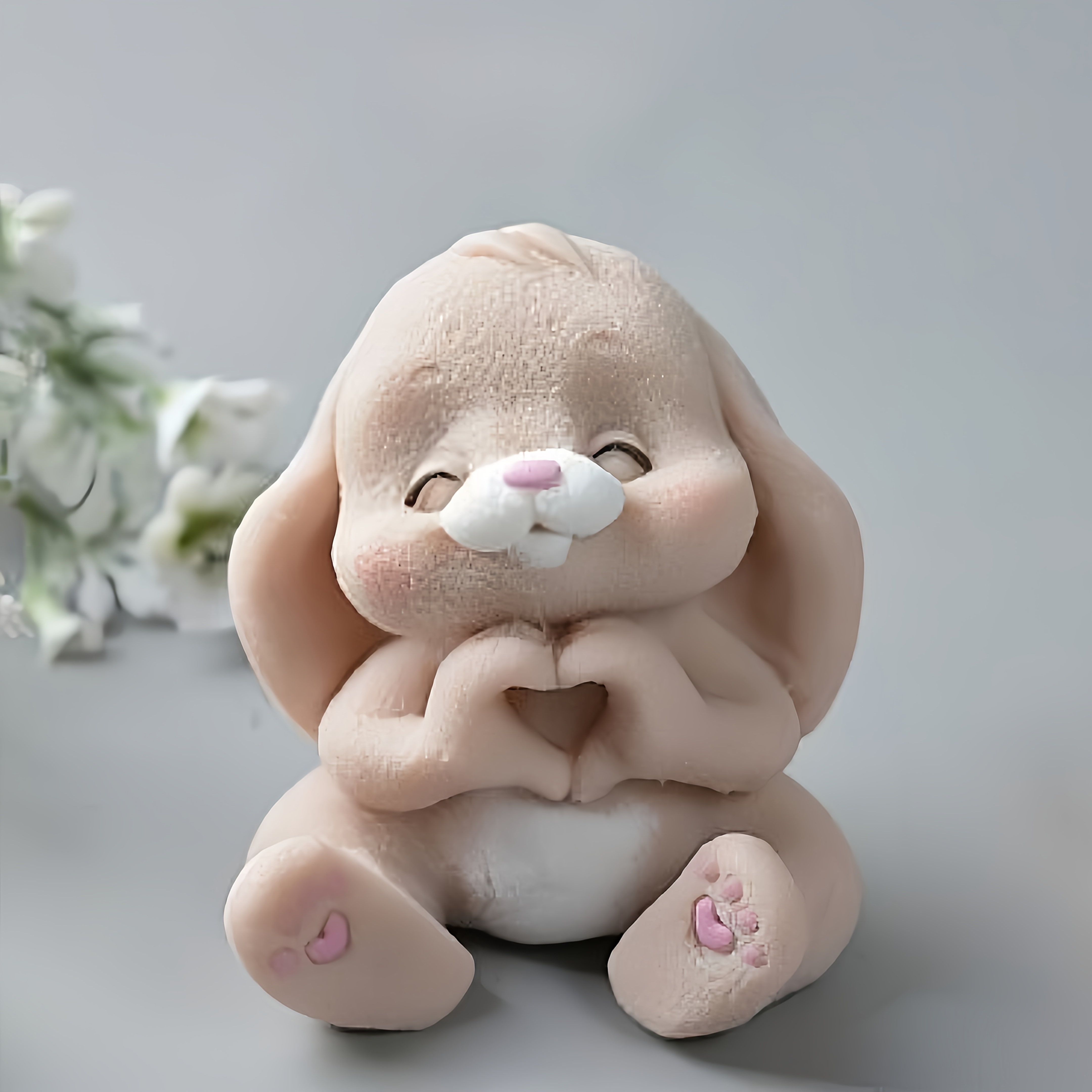 1pc Adorable Rabbit Resin Sili - Soap Making Equipment incelemesi ve fiyatı