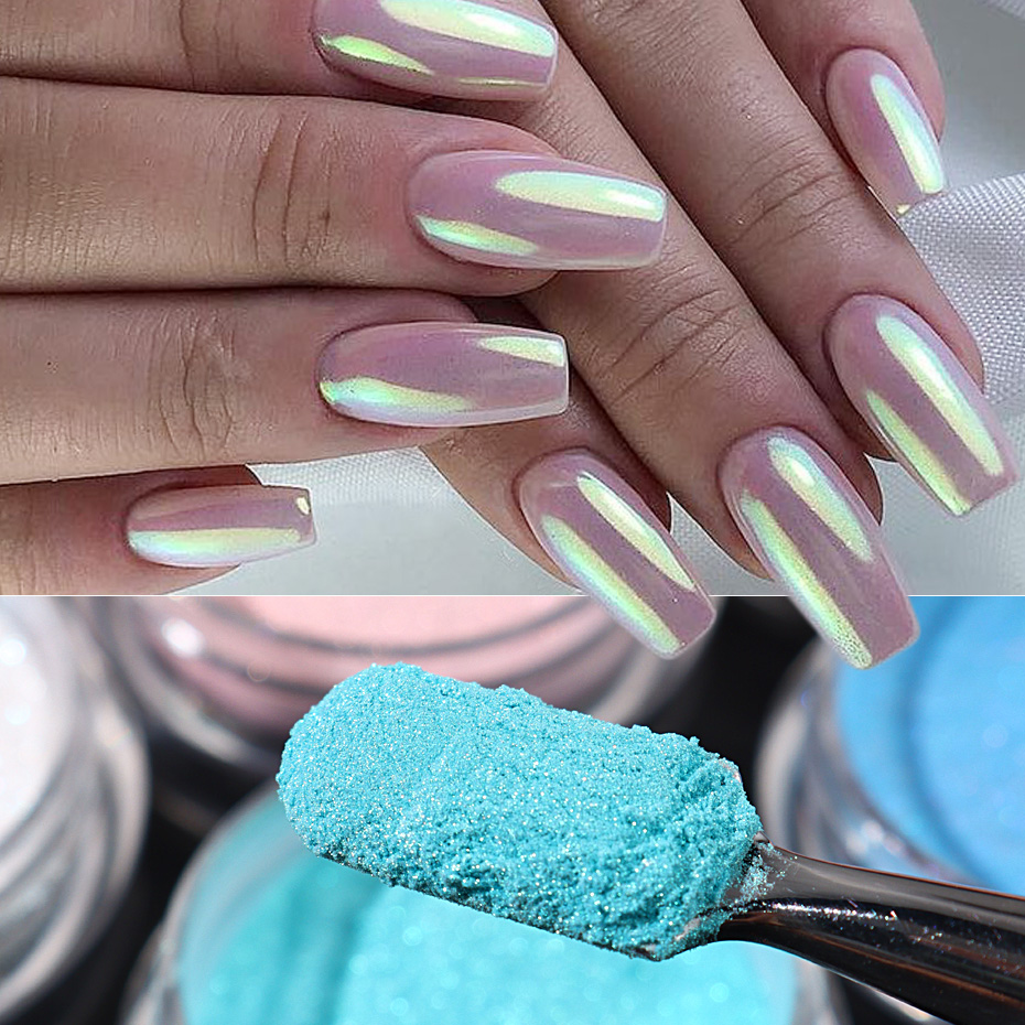 10pcs Set Nail Mermaid Dipping - Mica Powder Colorant incelemesi ve fiyatı