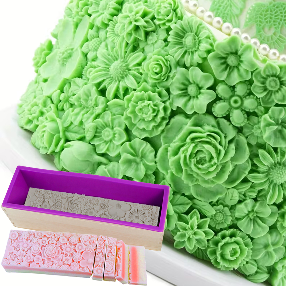 Silicone Wooden Box Soap Mold  - Soap Making Book incelemesi ve fiyatı