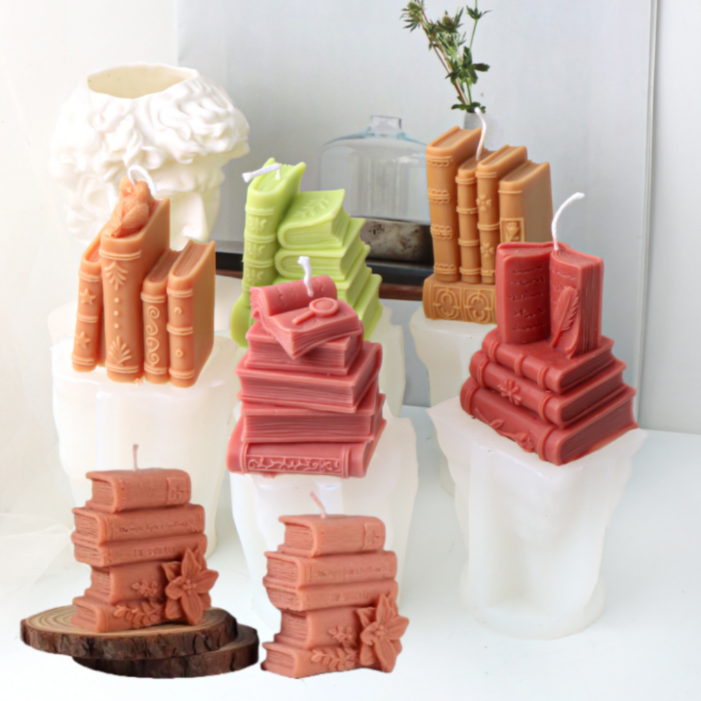3D Books Silicone Candle Molds - Soap Making Book incelemesi ve fiyatı