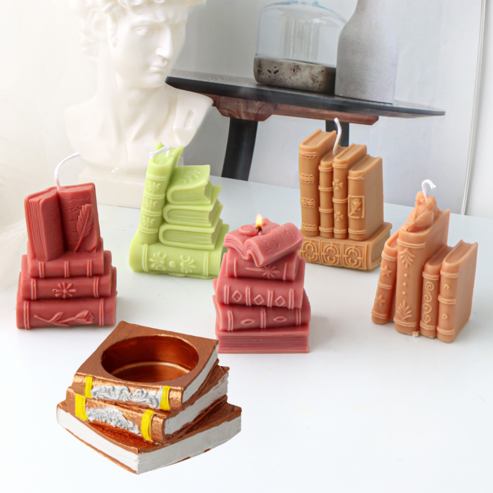 3D Books Silicone Candle Molds - Soap Making Book incelemesi ve fiyatı