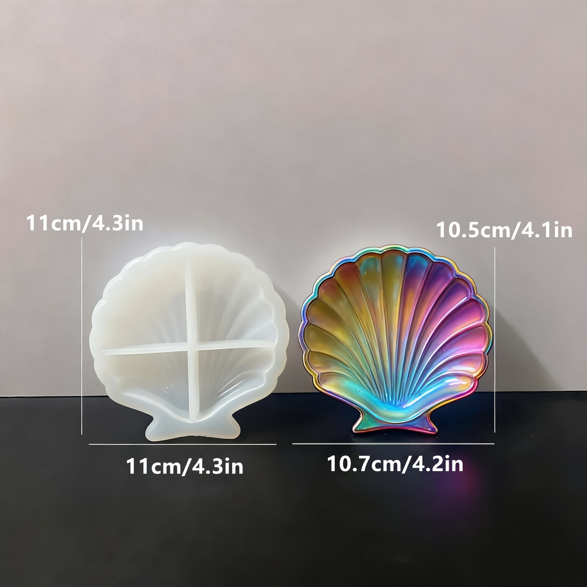 1 piece of silicone shell resi - Soap Making Utensils incelemesi ve fiyatı