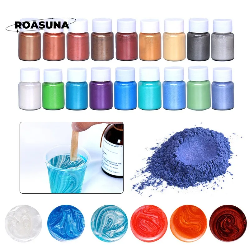 24 Colors Mica Pearl Powder fo - Mica Powder Colorant incelemesi ve fiyatı