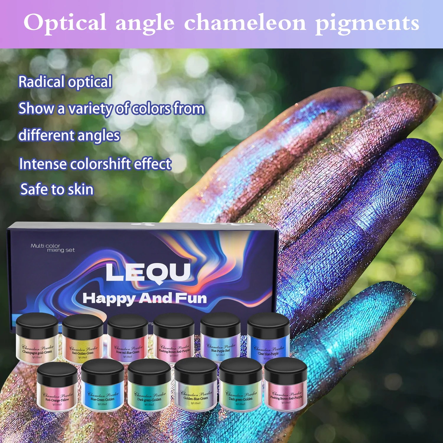 A set of chameleon pink nail c - Mica Powder Colorant incelemesi ve fiyatı