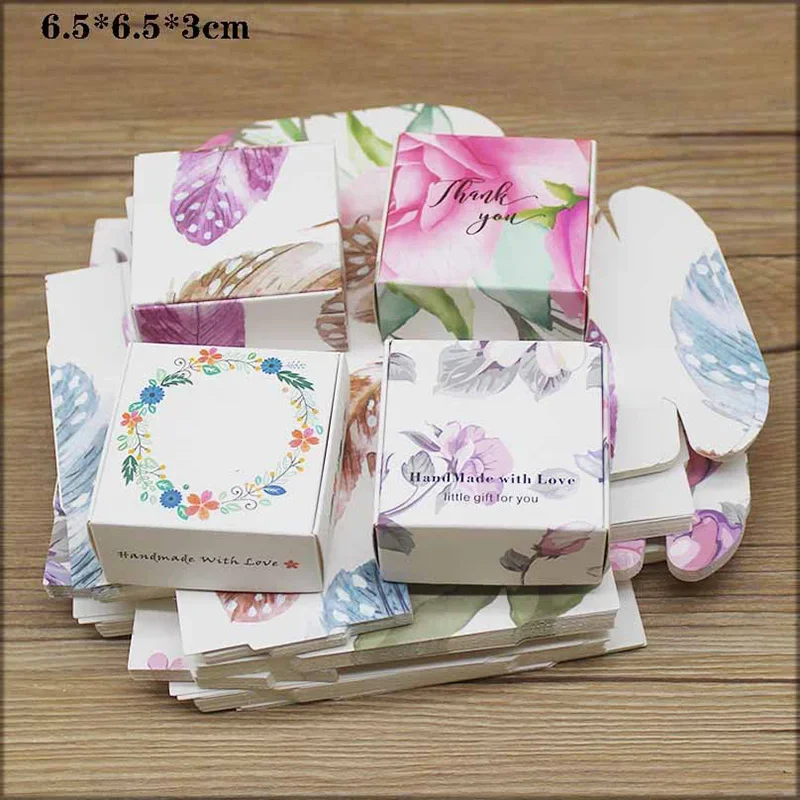 50pcs Plume Pattern Kraft Pape - Kraft Soap Label incelemesi ve fiyatı