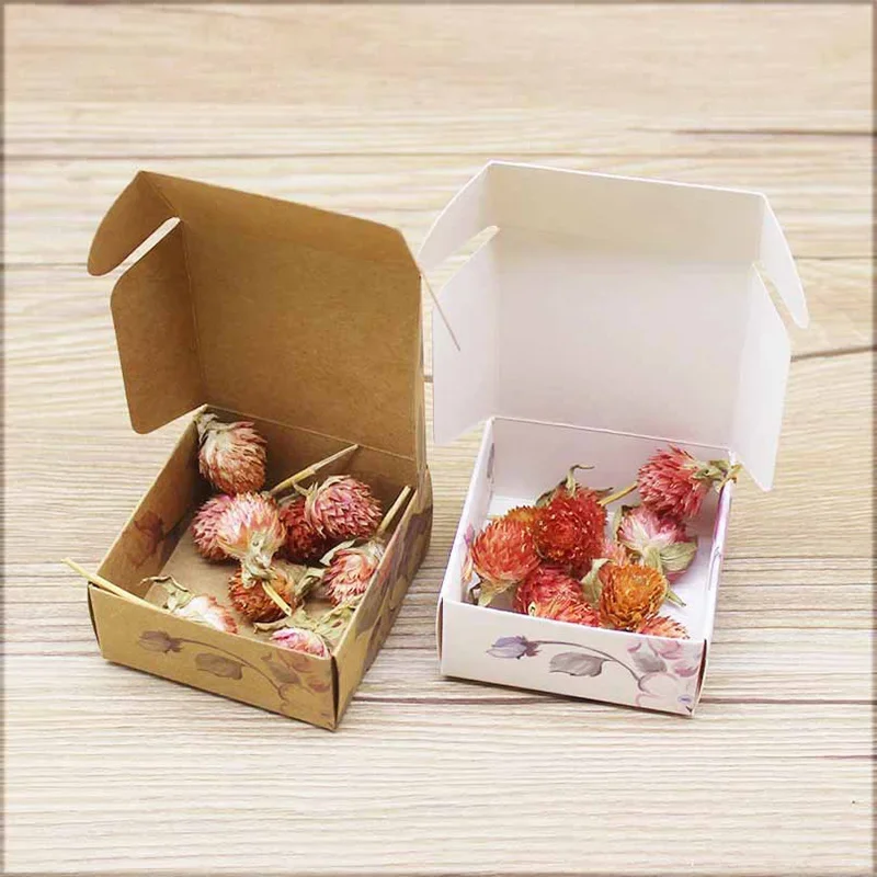 50pcs Plume Pattern Kraft Pape - Kraft Soap Label incelemesi ve fiyatı