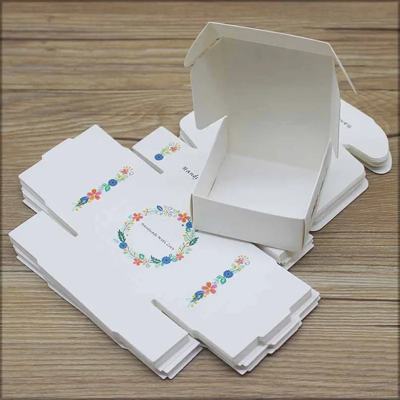 50pcs Plume Pattern Kraft Pape - Kraft Soap Label incelemesi ve fiyatı