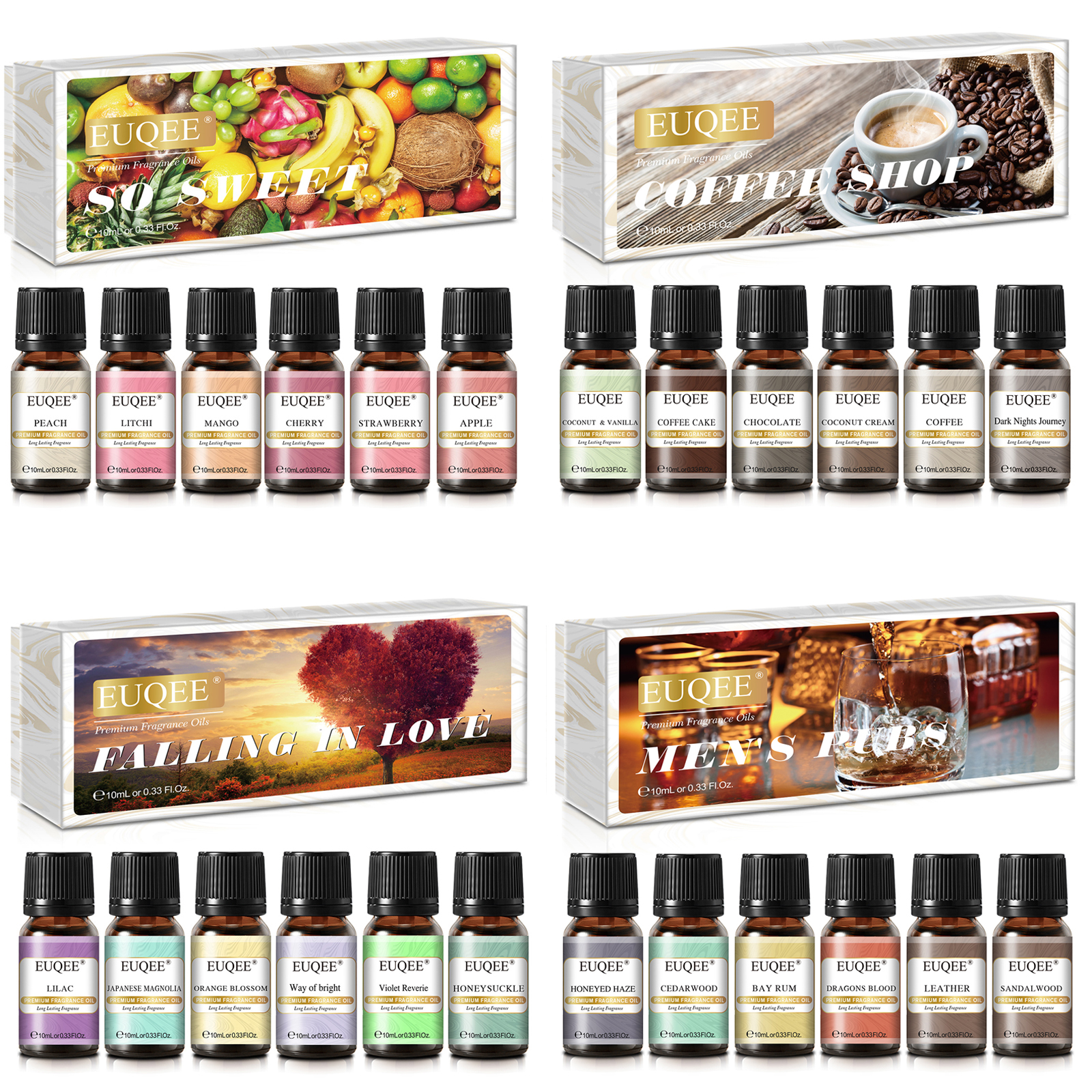 EUQEE 6pcs Fragrance Oils Set  - Soap Making Book incelemesi ve fiyatı