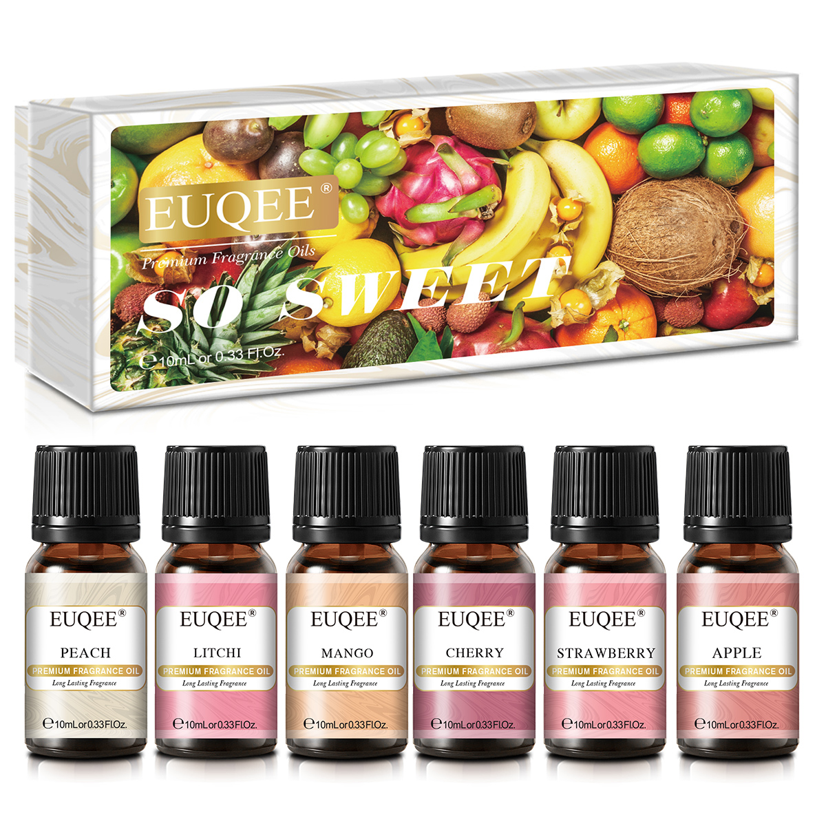 EUQEE 6pcs Fragrance Oils Set  - Soap Making Book incelemesi ve fiyatı