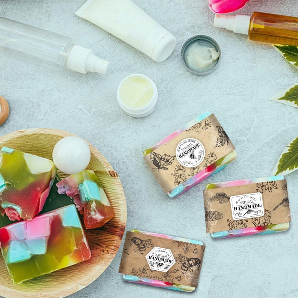 90PCS Soap Packaging Paper 9 S - Kraft Soap Label incelemesi ve fiyatı
