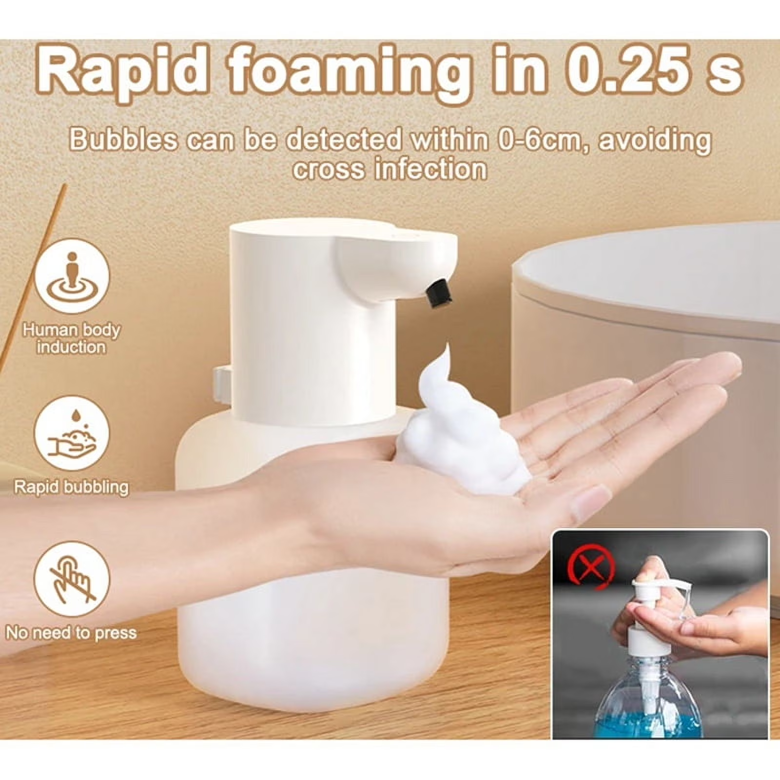 500ML P6 Large Capacity Contac - Soap Making Machine At Home incelemesi ve fiyatı