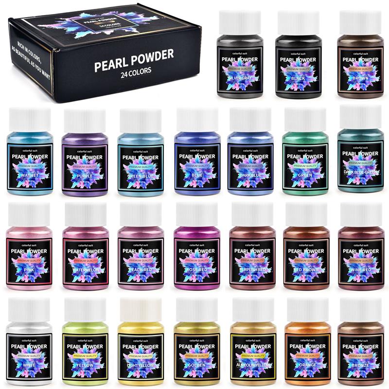 6/24/30Colors Epoxy Resin Dye  - Mica Powder Colorant incelemesi ve fiyatı