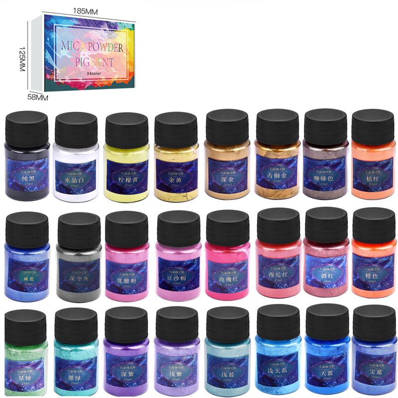 6/24/30Colors Epoxy Resin Dye  - Mica Powder Colorant incelemesi ve fiyatı