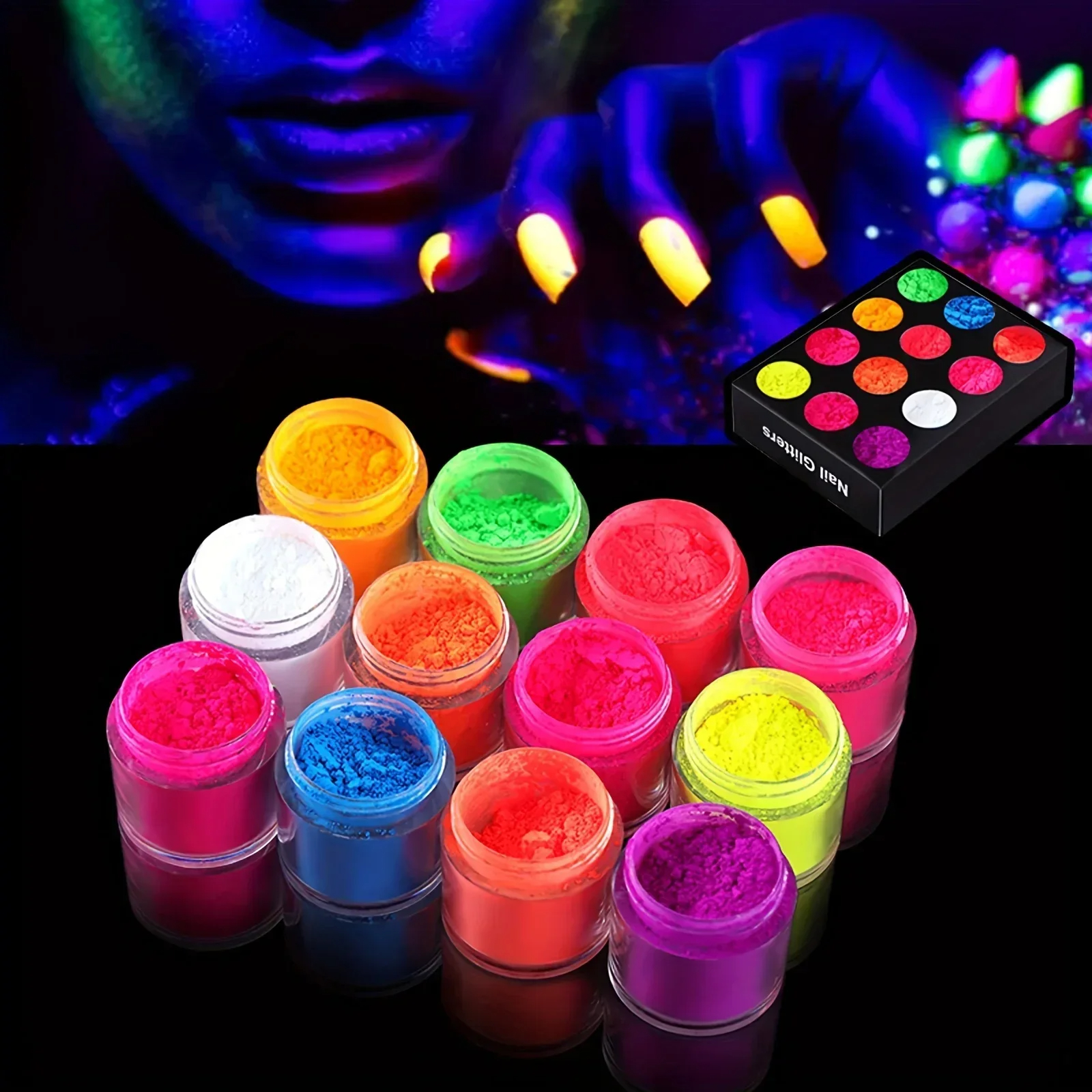 12 Colors Pigment Nail Powder  - Mica Powder Colorant incelemesi ve fiyatı