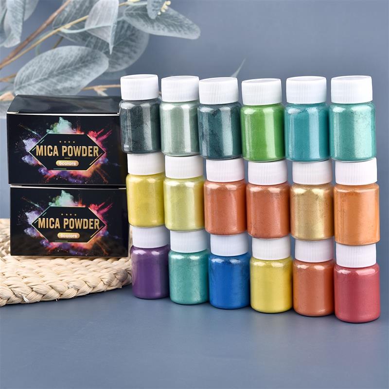 6 Pcs-Set Epoxy Resin Dye Mica - Mica Powder Colorant incelemesi ve fiyatı