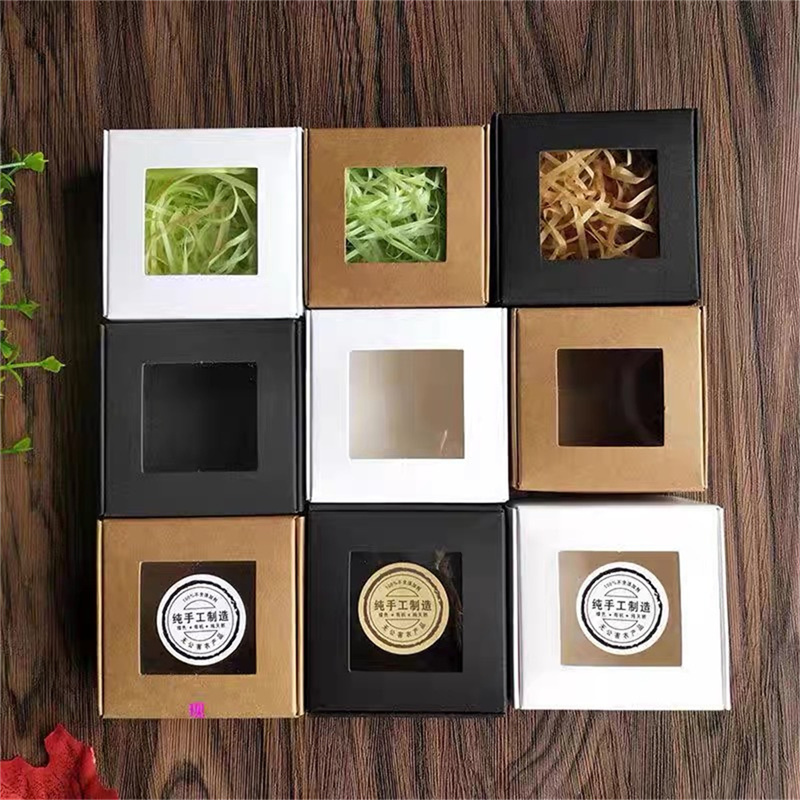 10pcs square white/kraft/black - Kraft Soap Label incelemesi ve fiyatı
