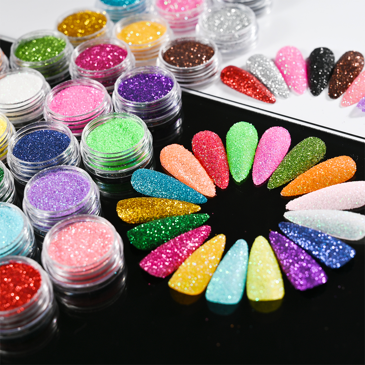 24Colors/Set Holographic Nail  - Mica Powder Colorant incelemesi ve fiyatı