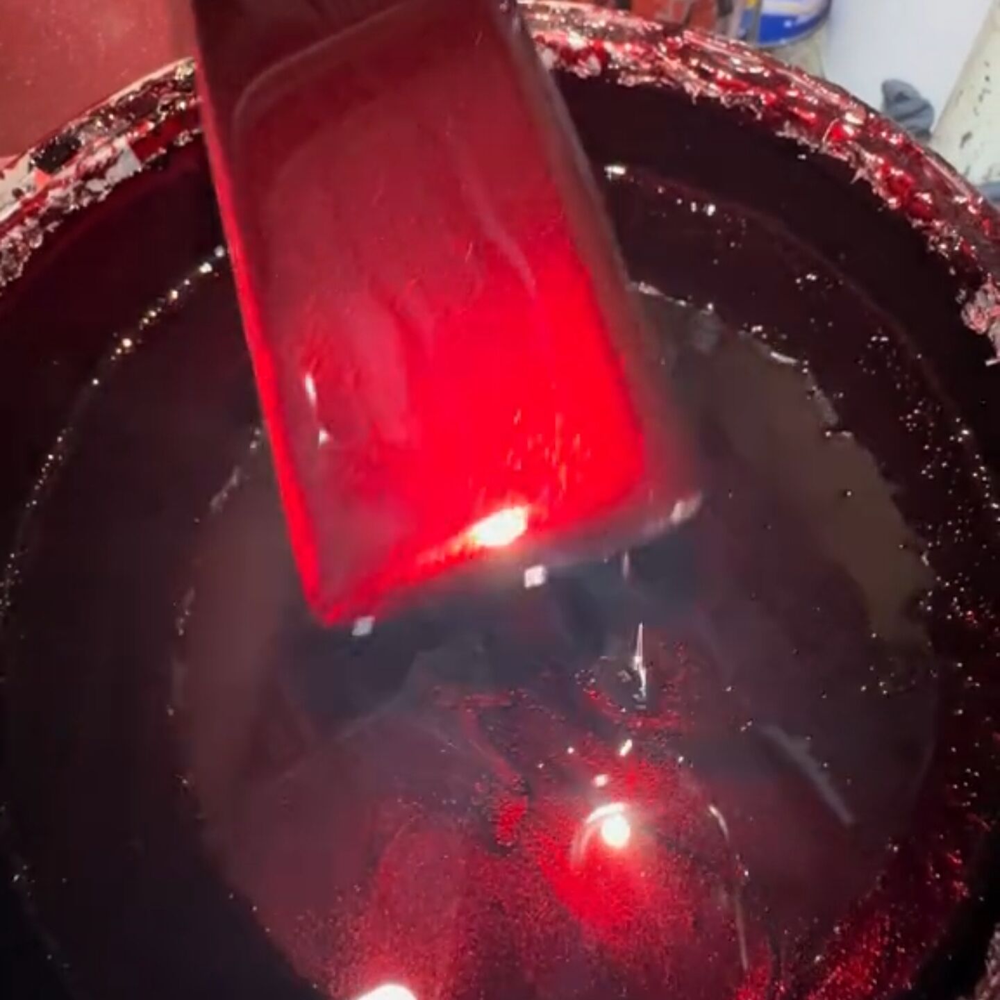 Metallic Blood Red Automotive  - Mica Powder Colorant incelemesi ve fiyatı