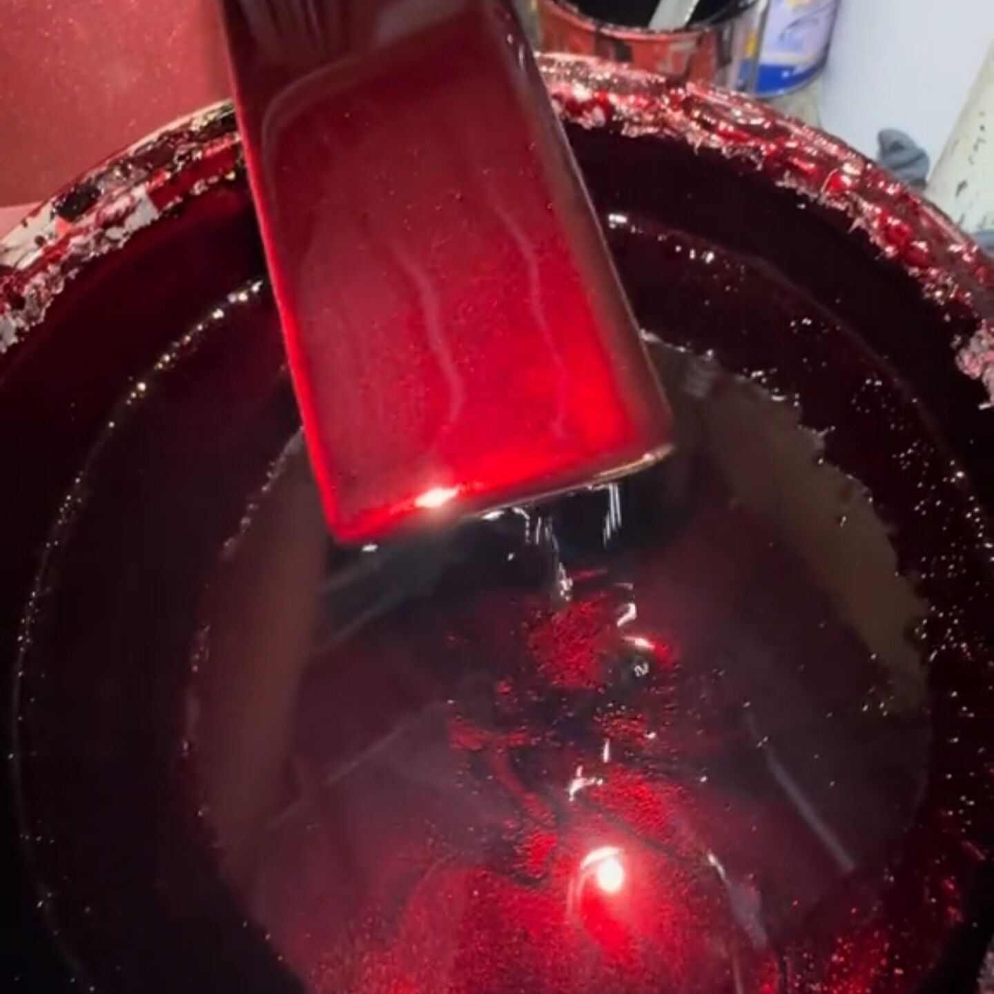 Metallic Blood Red Automotive  - Mica Powder Colorant incelemesi ve fiyatı