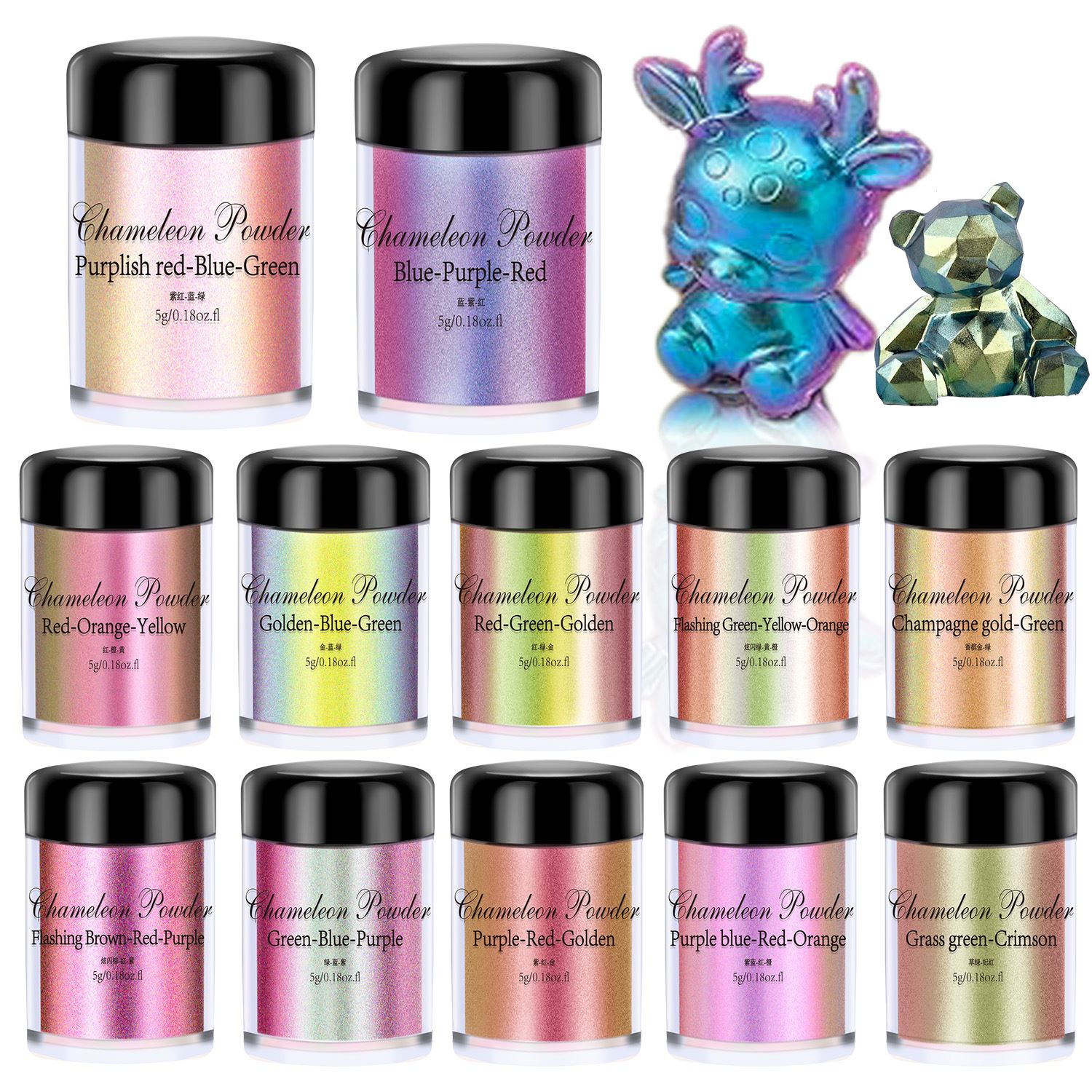 5g Chameleon Powder Nail Stain - Mica Powder Colorant incelemesi ve fiyatı